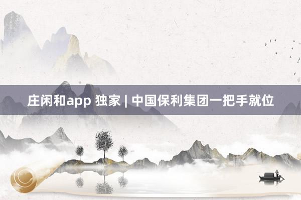 庄闲和app 独家 | 中国保利集团一把手就位